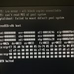 After replacing 3TB drive with 5TB drive, FreeBSD 10.3 system did not reboot