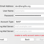 Setting up a new Dovecot server on FreeBSD with an OSX mail.app client