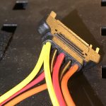 SATA: Avoid molded ATA adapters, instead, use crimped-on connectors
