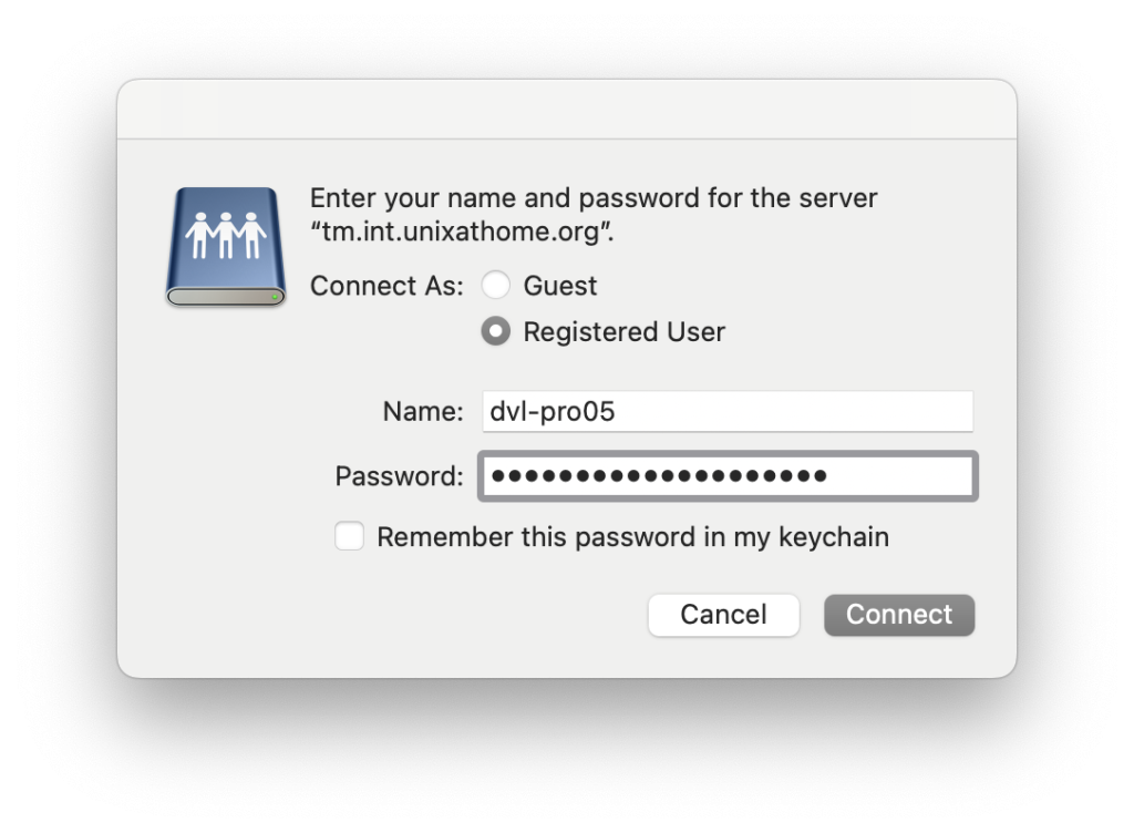 login details