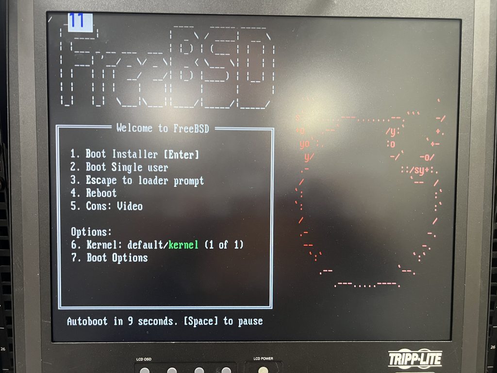 Notice the logo, this will come up later. This is booting from BIOS.